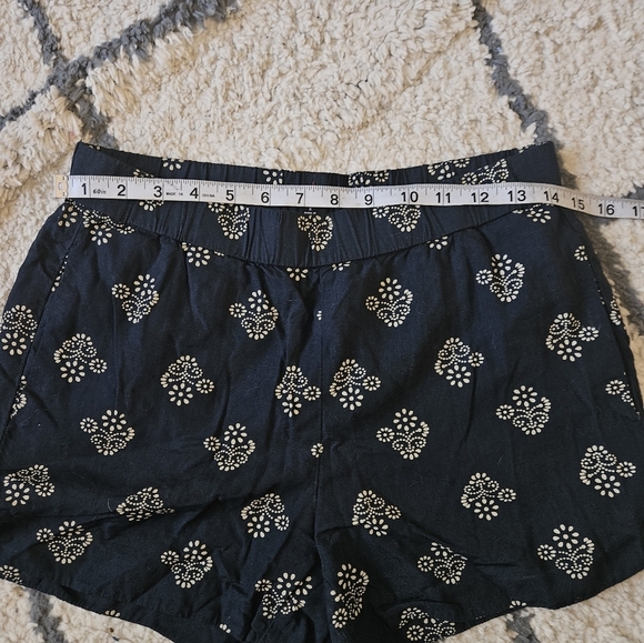 Madewell pull on elastic waist printed shorts size small - Picture 3 of 7
